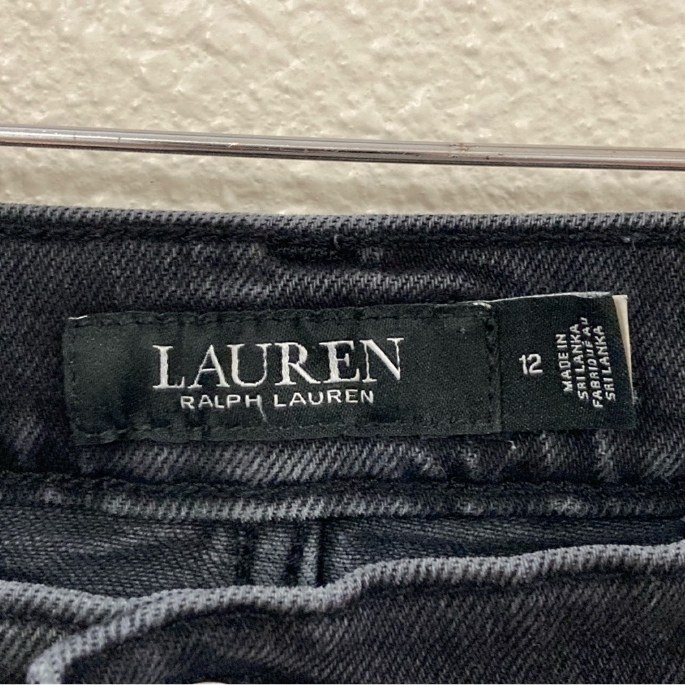 Lauren Ralph Lauren Women’s Jeans Black Skinny Stretch Size 12 - Picture 7 of 10